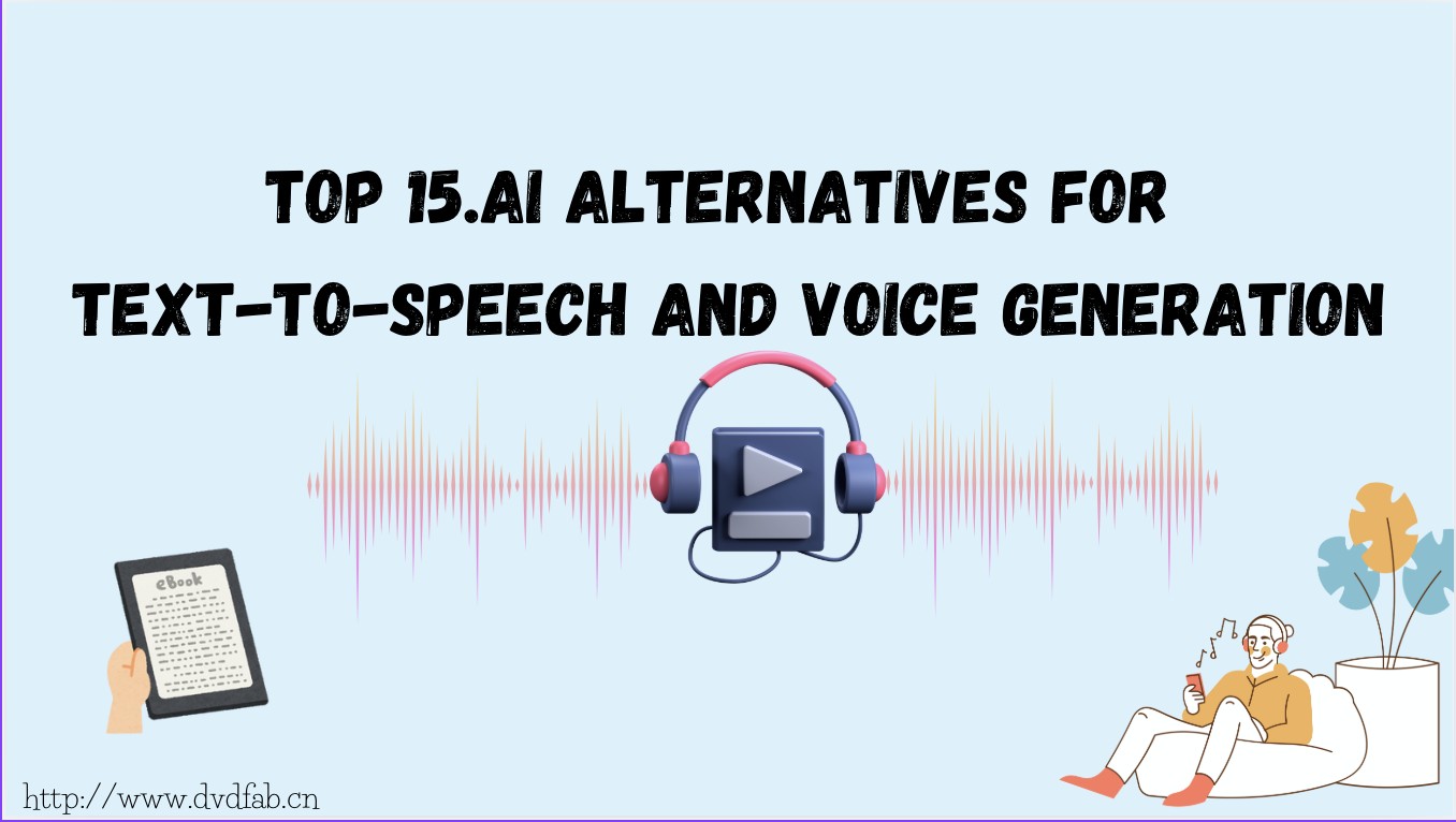 Top 15.ai Alternatives for Text-to-Speech and Voice Generation