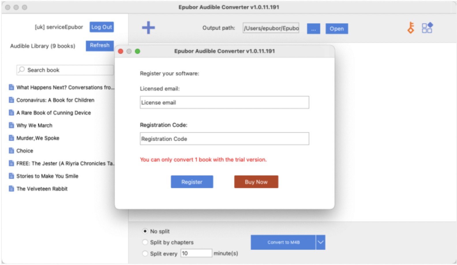 How to Use Epubor Audible Converter