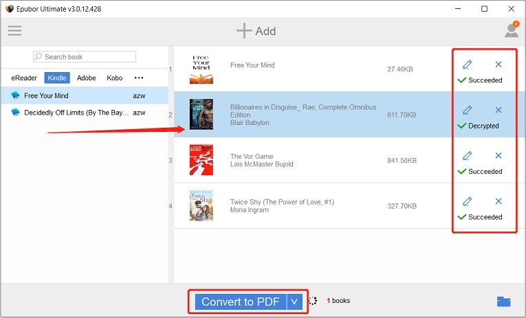 How to Use Epubor Ultimate to Convert eBooks into Different Outputs