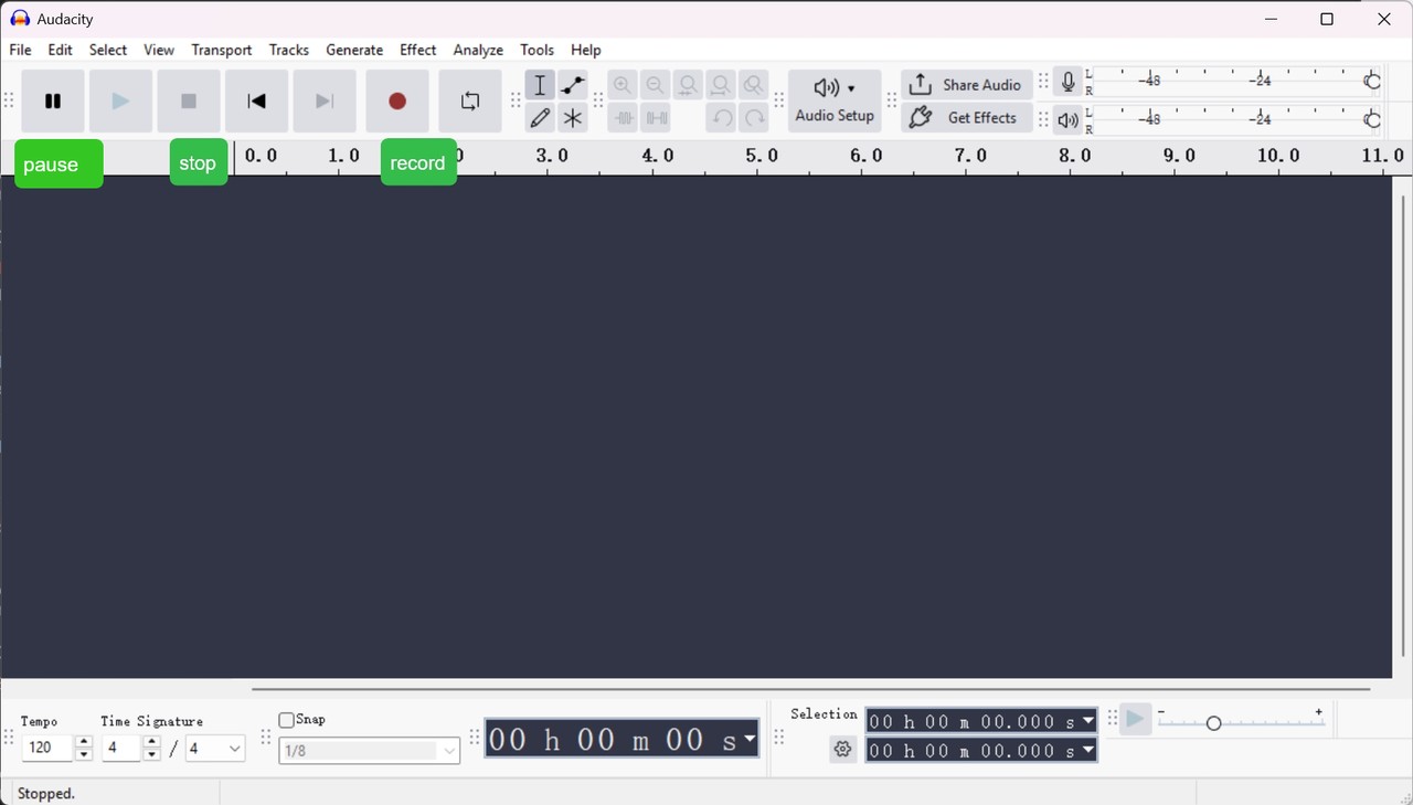 free Audible downloader: Audacity