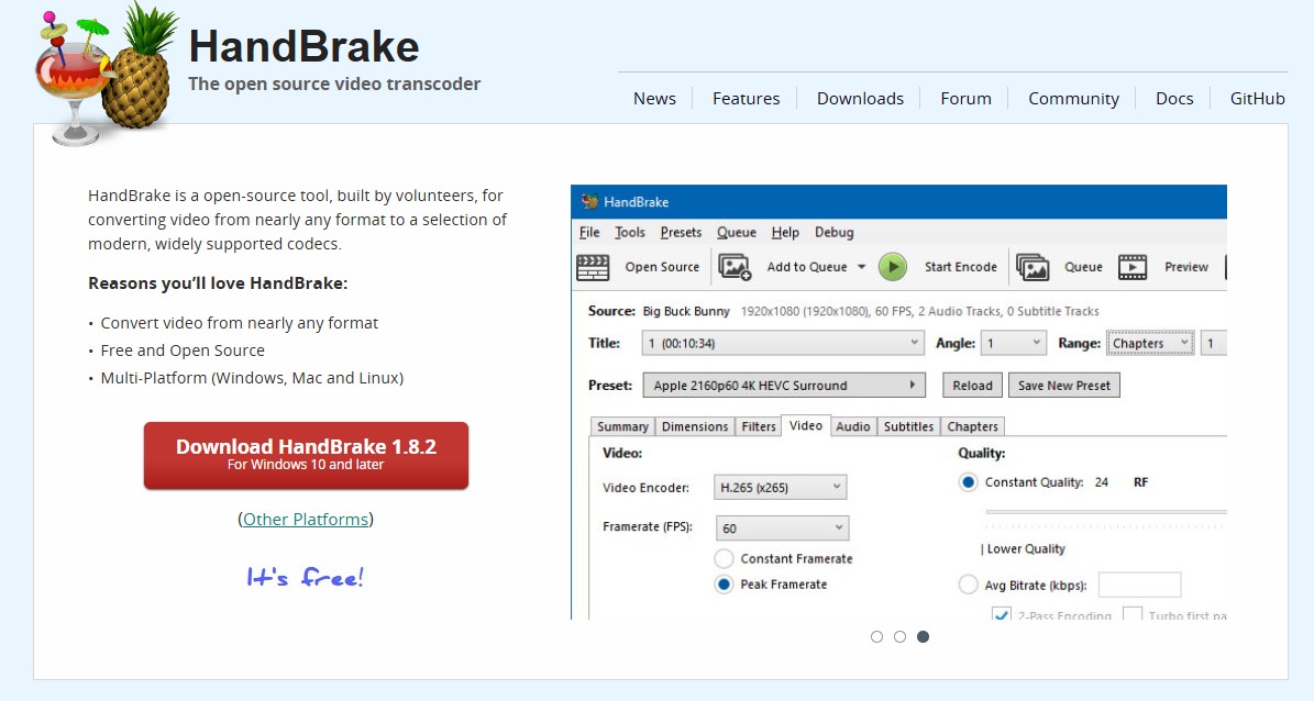 Overview of HandBrake