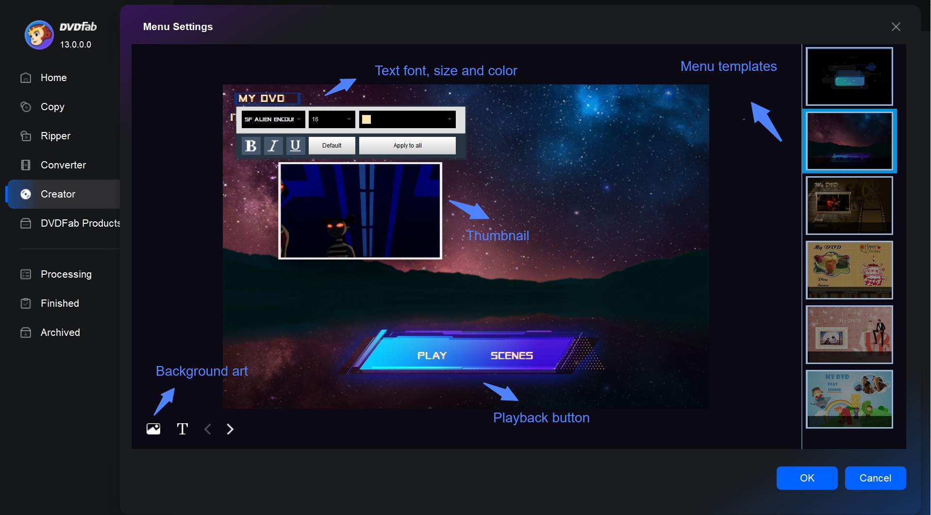 Burn DVDs with Subtitles with DVDFab DVD Creator