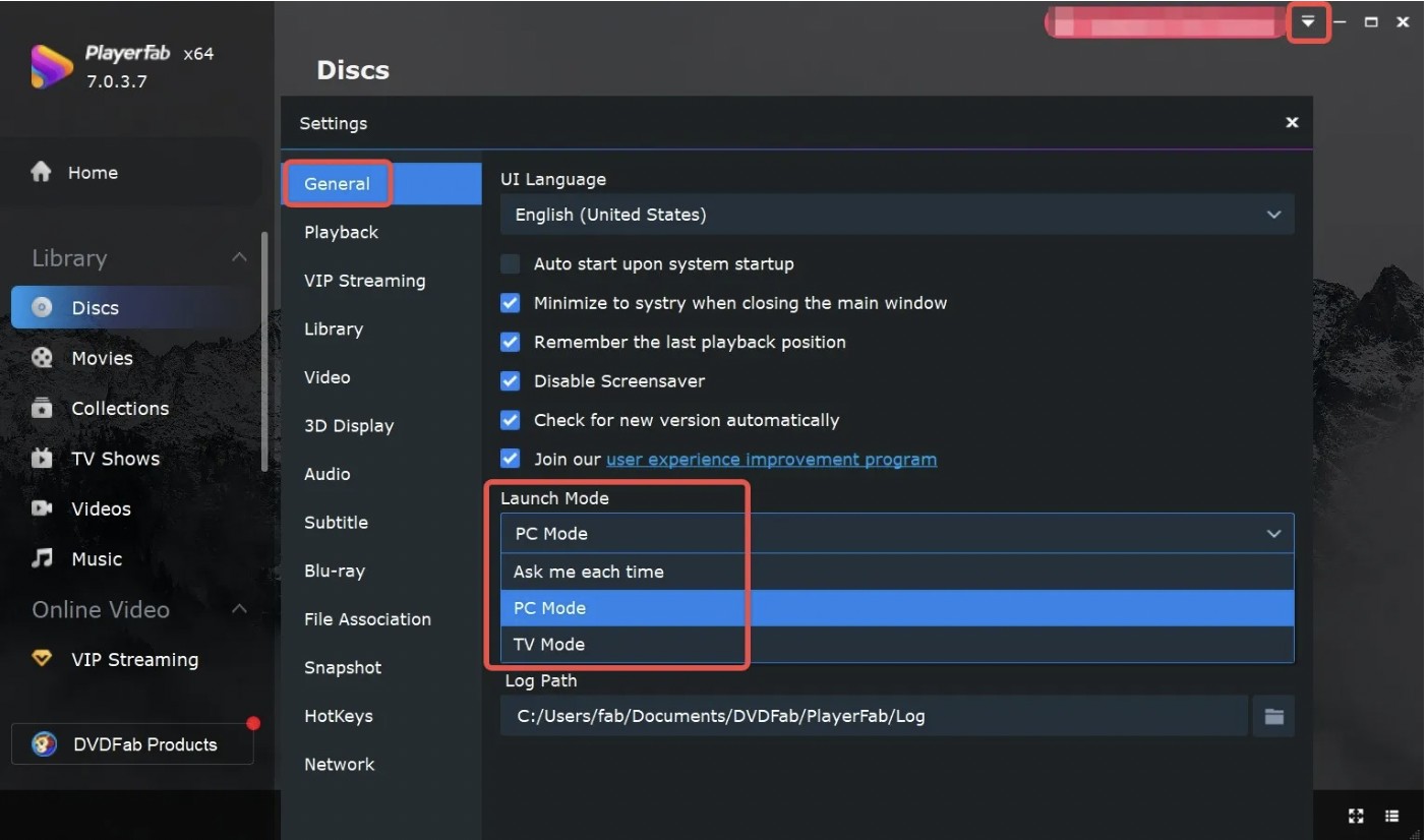 Steps to Play Blu-ray on PC Using PlayerFab Ultra HD Player