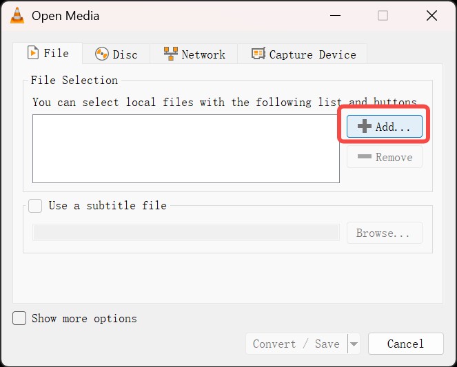 Best ISO to files converters: VLC Media Player