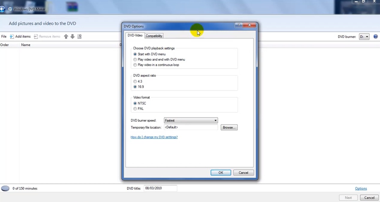 hwo to use Windows DVD Maker
