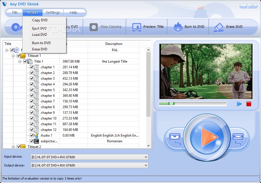 les meilleurs dvd decrypter : 8. Any DVD Shrink