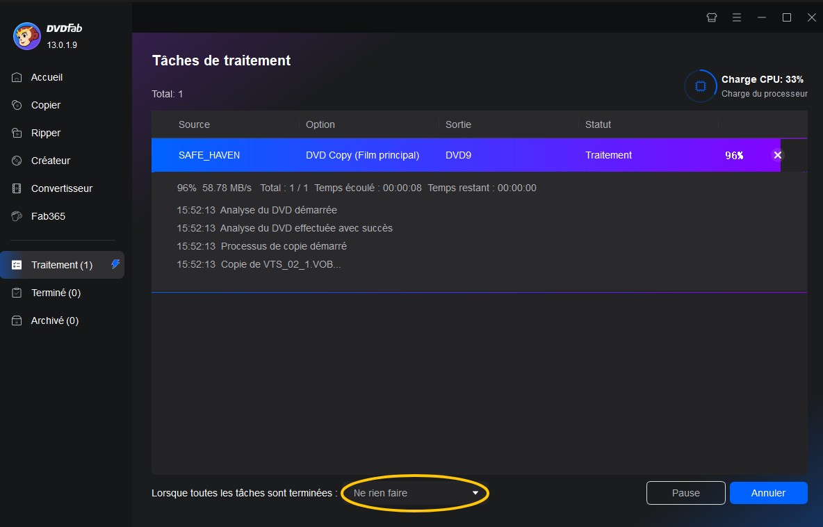 copier un dvd sur pc windows 10 DVDFab DVD Copy