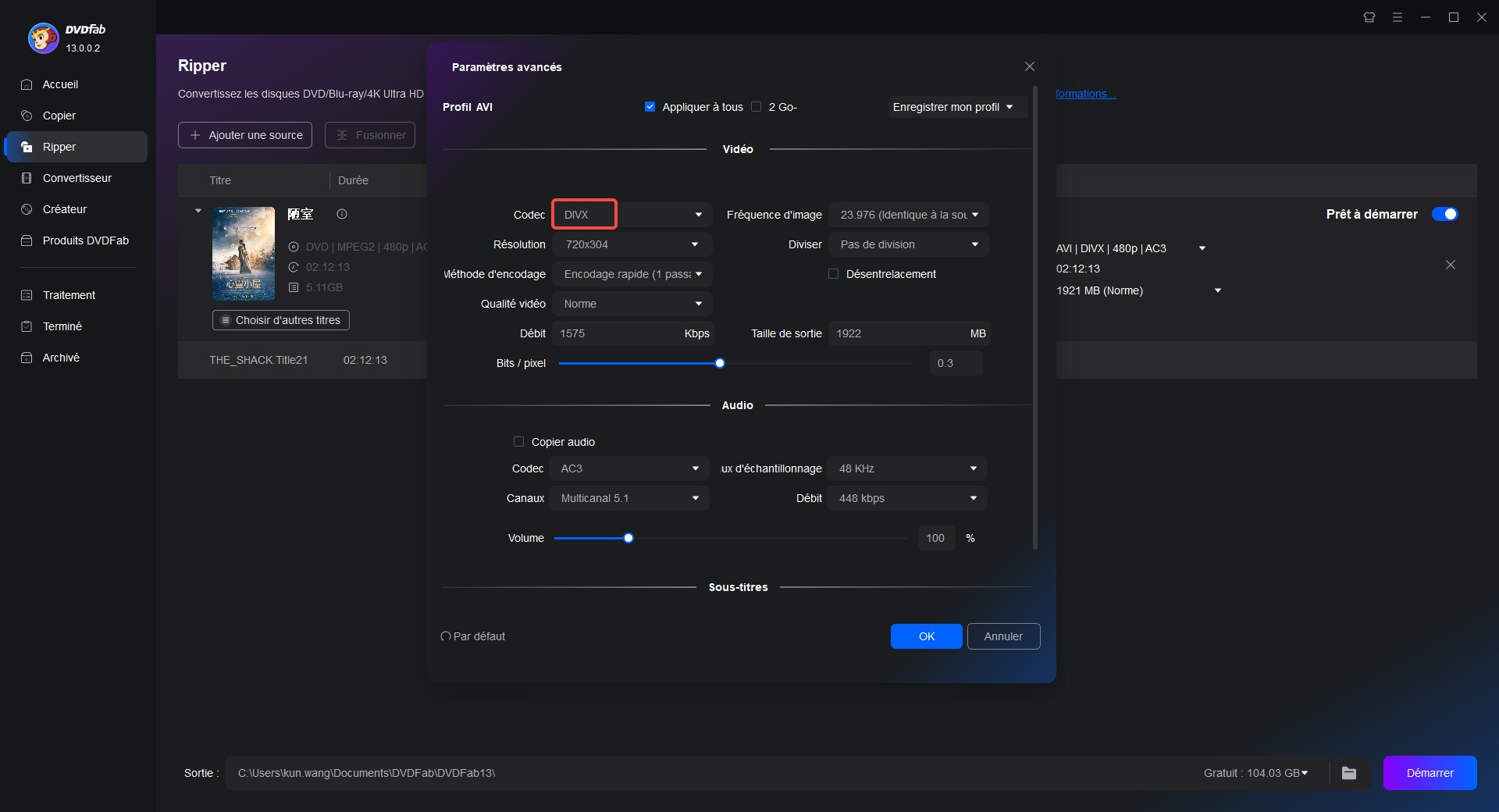 Comment convertir l'ISO en formats numériques à l'aide de DVDFab DVD Ripper ?