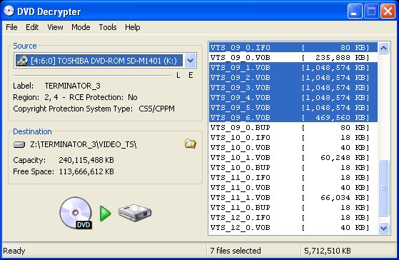 Les meilleurs DVD ripper gratuits pour ripper dvd sur Windows et Mac : dvd decrypter