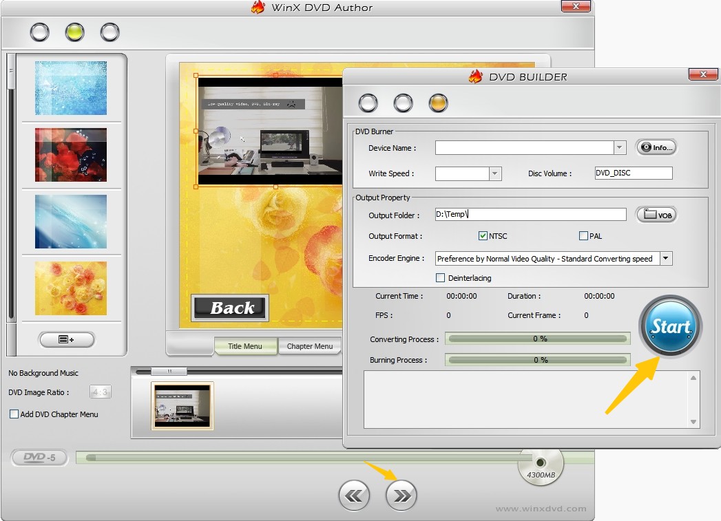 How to use winx free dvd maker?