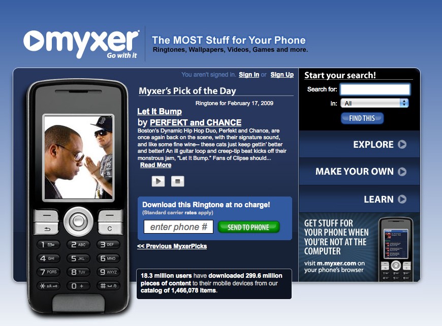 free ringtones for iphone Myxer