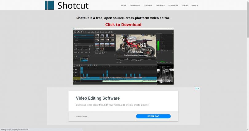 how to edit a youtube video:2. Shotcut - Youtube Video Editing Software