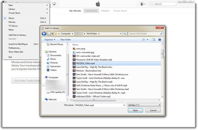 How to import dvd to itunes on pc for free