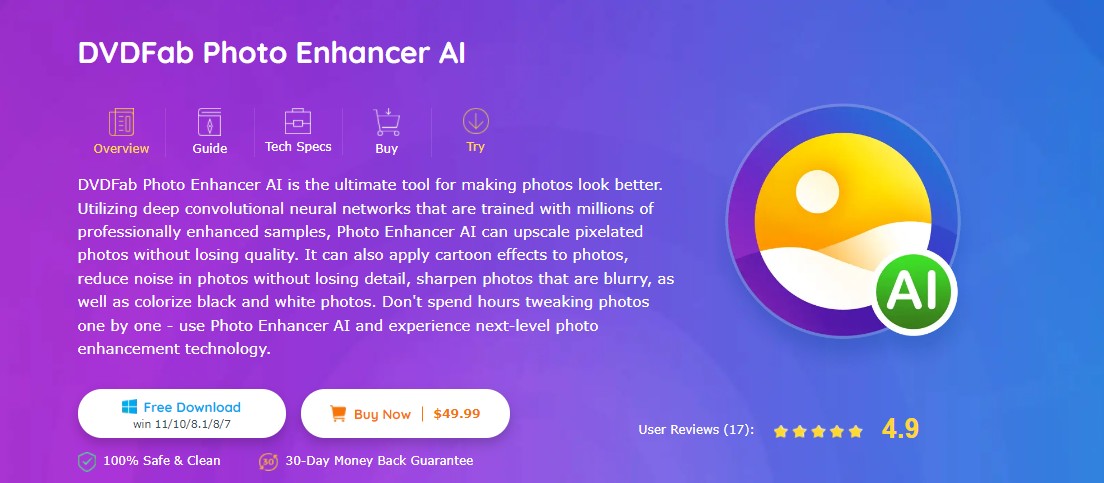 how to transfer photos from iphone to computer:DVDFab photo enhancer AI