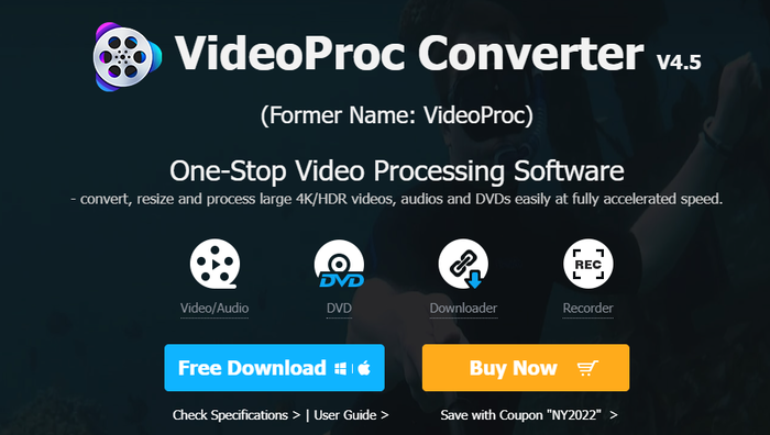 how to make video size smaller with videoproc