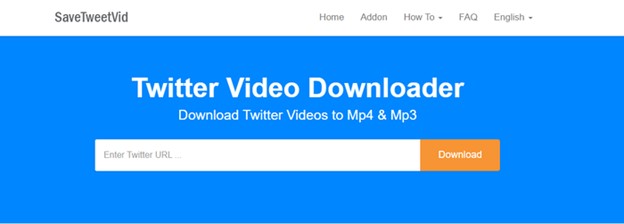 save twitter video with savetweetvid