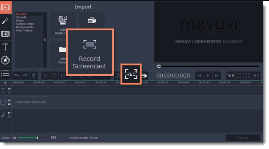 Screen recorder for Mac:movavi