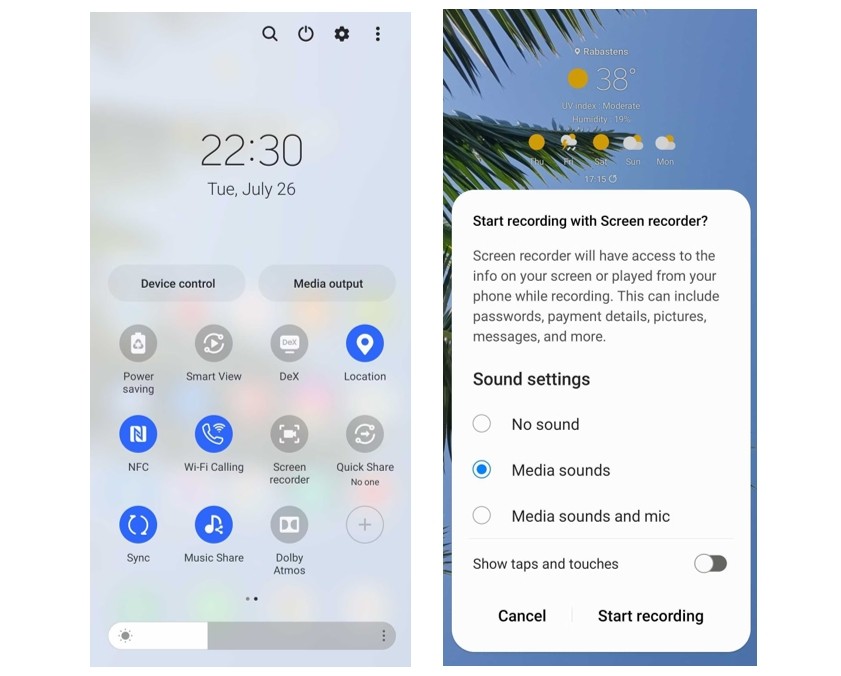 How to Record Screen on Samsung