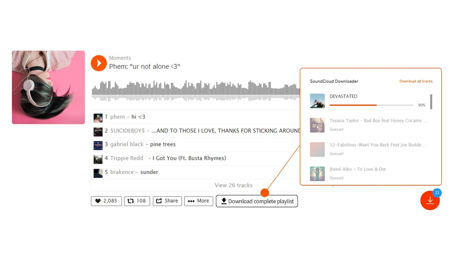 soundcloud downloader:AddonCrop