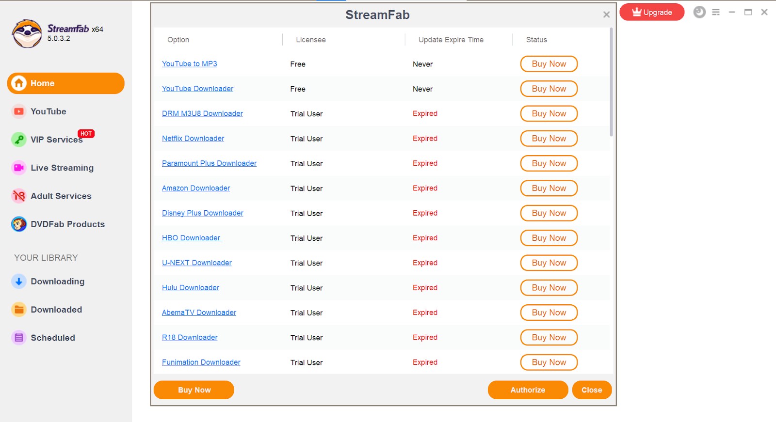 télécharger et convertir url en mp4 avec le meilleur convertisseur url en mp4:1. StreamFab YouTube Downloader