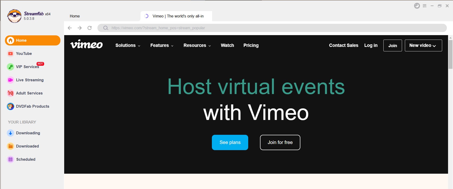 Vimeo To Mp4:1. StreamFab Downloader: Best Tool To Download Vimeo To Mp4