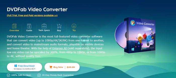 alternative to zamzar converter dvdfab video converter