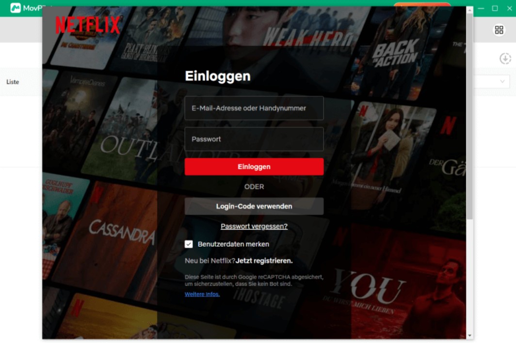 Wie benutzt man MovPilot Netflix Downloader?