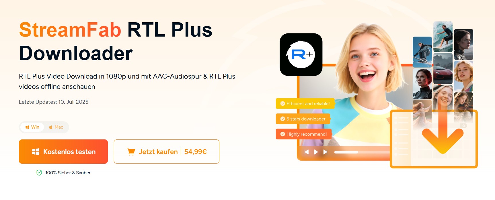 StreamFab💕: RTL Plus Filme und Serien herunterladen