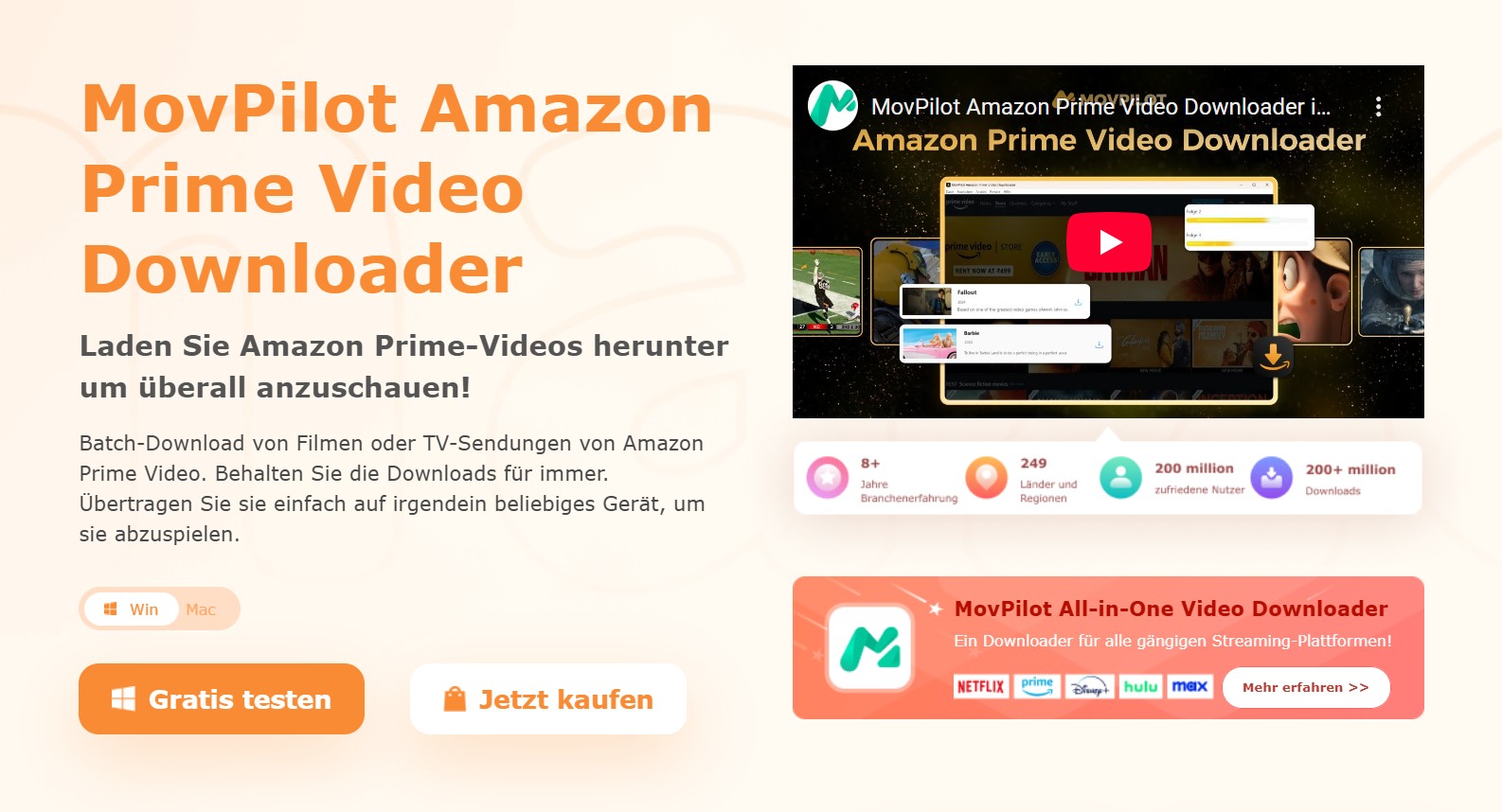 MovPilot Amazon Video Downloader – Ideal für Mehrsprachige & Detailverliebte