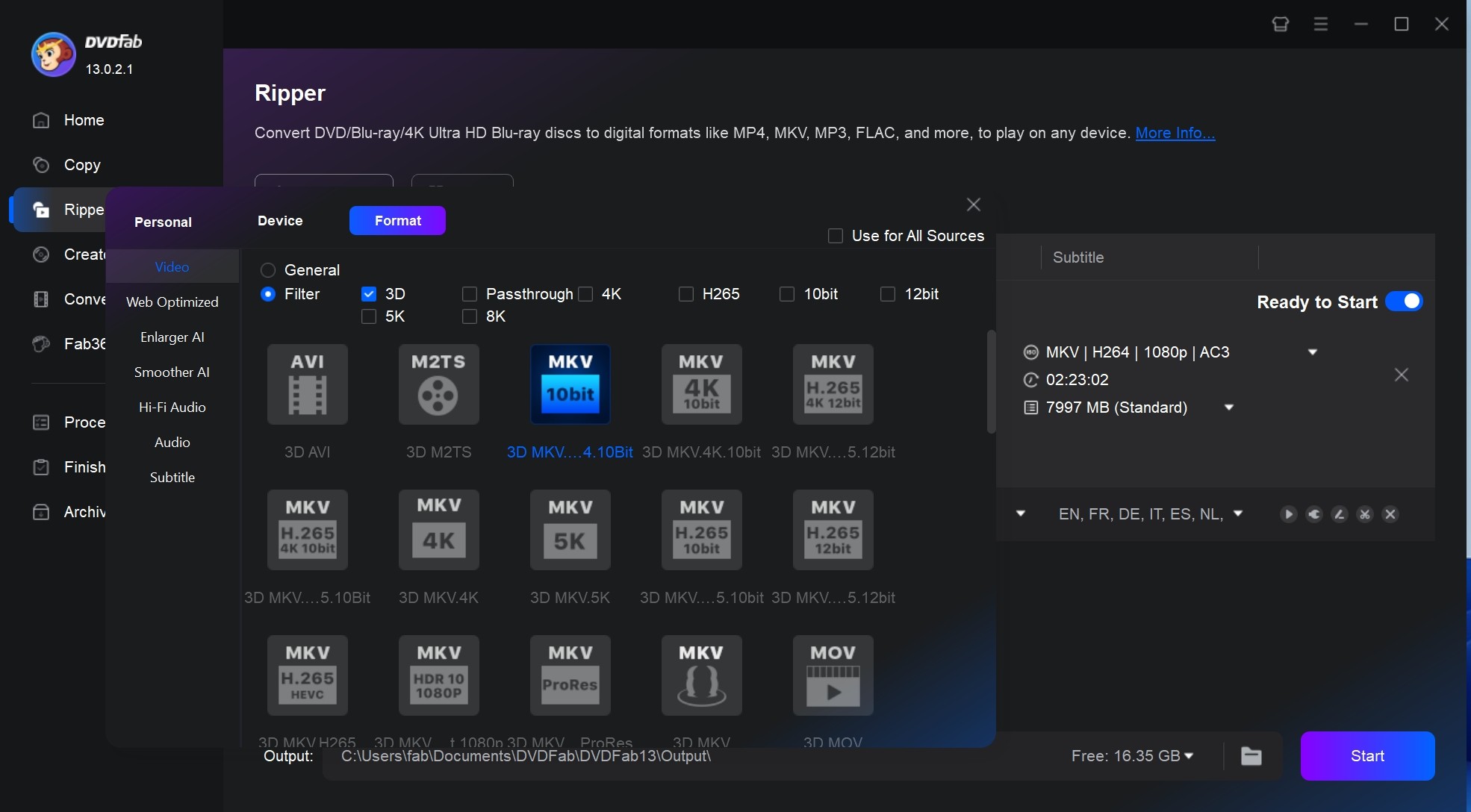 dvdfab 2d to 3d converter