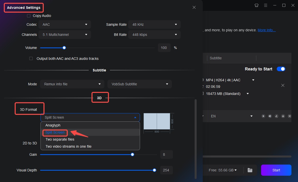 Customize your video in dvdfab 13